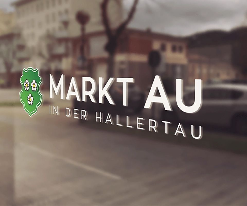 Markt Au Wappenlogo Werbeagentur